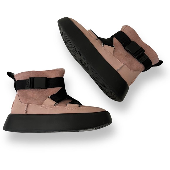 UGG Classic Boom Buckle Suede Leather Boot Size 5 New - Picture 8 of 10